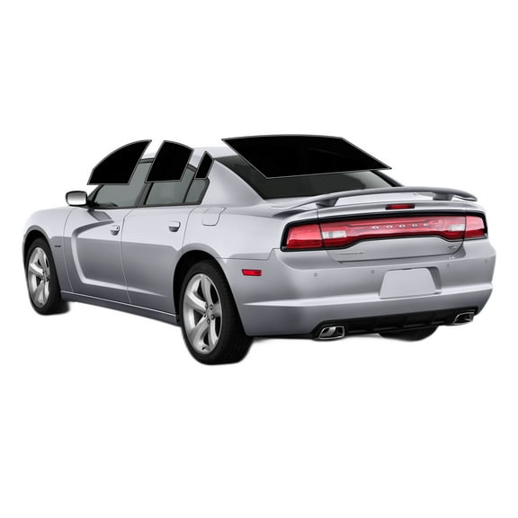 Haiy Co - PreCut 2Ply 05% Window Tint Film Kit For 2011-2014 Dodge Charger -Side+Rear Window