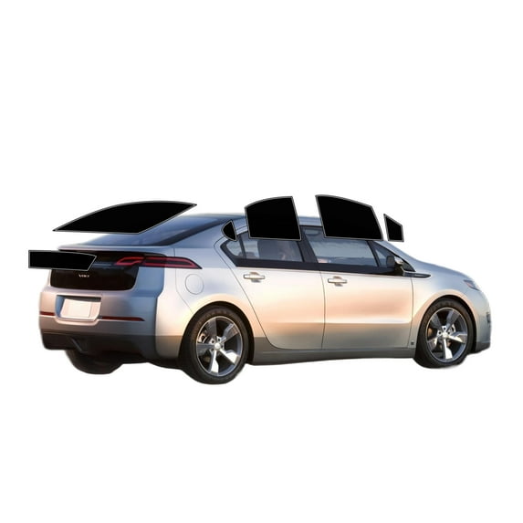 Haiy Co - PreCut 2Ply 05% Window Tint Film Kit For 2011-2015 Chevrolet Volt -Side+Rear Window