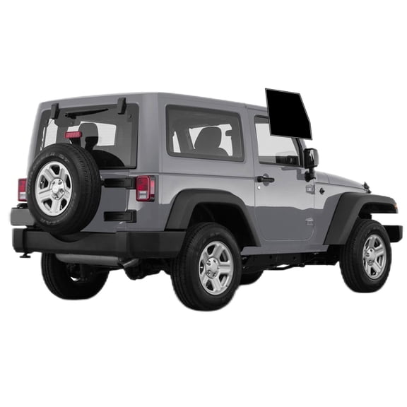 Haiy Co - PreCut 2Ply 05% Window Tint Film Kit For 2011-2017 Jeep Wrangler 2Door -Front Windows