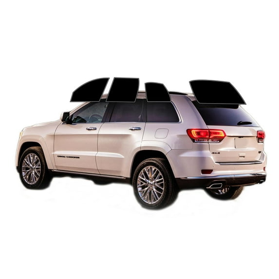 Haiy Co - PreCut 2Ply 05% Window Tint Film Kit For 2011-2021 Jeep Grand Cherokee 4Door -Side+Rear Window