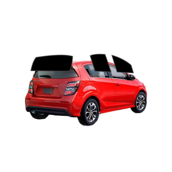 Haiy Co - PreCut 2Ply 05% Window Tint Film Kit For 2012-2020 Chevrolet Sonic Hatch -Side+Rear Window