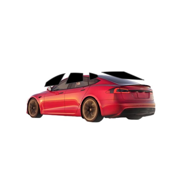 Haiy Co - PreCut 2Ply 05% Window Tint Film Kit For 2012-2025 Tesla Model S -Side+Rear Window