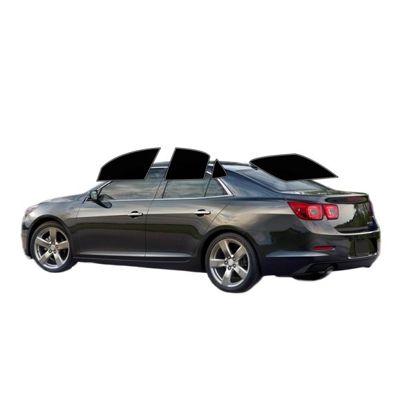 Haiy Co - PreCut 2Ply 05% Window Tint Film Kit For 2013-2015 Chevrolet Malibu Sedan -Side+Rear Window