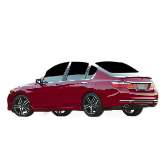 Haiy Co - PreCut 2Ply 05% Window Tint Film Kit For 2013-2017 Honda Accord Sedan -Side+Rear Window
