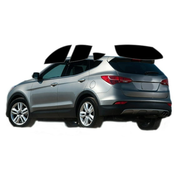 Haiy Co - PreCut 2Ply 05% Window Tint Film Kit For 2013-2018 Hyundai Santa Fe Sport -Side+Rear Window