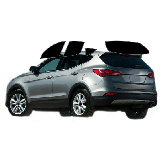 Haiy Co - PreCut 2Ply 05% Window Tint Film Kit For 2013-2018 Hyundai Santa Fe Sport -Side+Rear Window