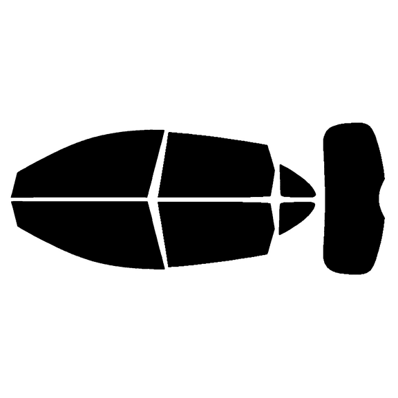 Haiy Co - PreCut 2Ply 05% Window Tint Film Kit For 2014-2016 Nissan Rogue Select -Side+Rear Window