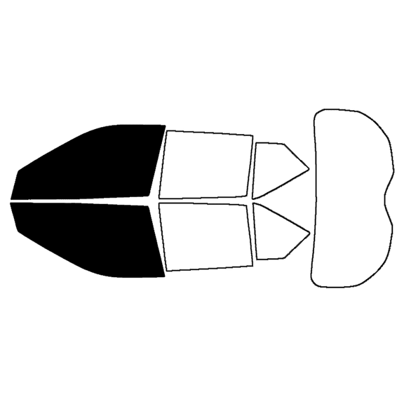 Haiy Co - PreCut 2Ply 05% Window Tint Film Kit For 2017-2024 Nissan Kicks -Front Windows