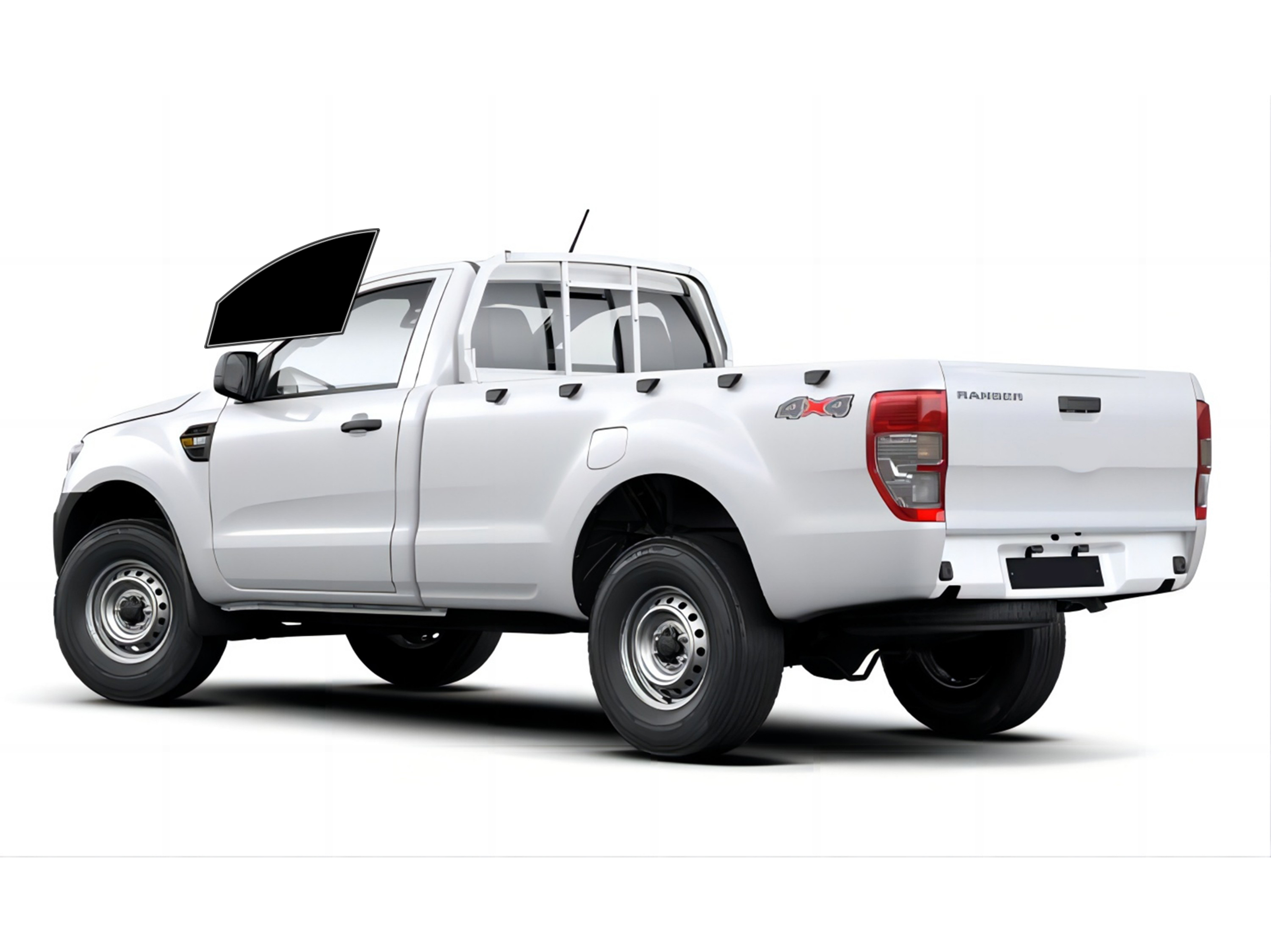 Precision Films Pre-Cut Window Tint Kit – Ford Ranger Standard Cab 1993-1997 – Any Shade 2.5% To 70% – SR HP Black