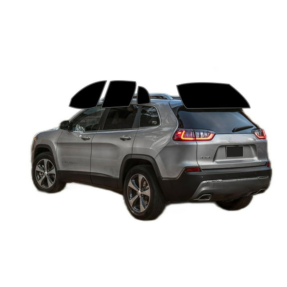 Haiy Co - PreCut 2Ply 05% Window Tint Film Kit For 2019-2023 Jeep Cherokee 4Door -Side+Rear Window