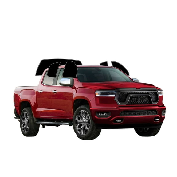 Haiy Co - PreCut 2Ply 05% Window Tint Film Kit For 2019-2024 RAM 1500 Classic Extended -Side+Rear Window