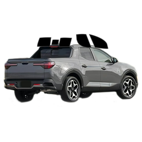Haiy Co - PreCut 2Ply 05% Window Tint Film Kit For 2022-2025 Hyundai Santa Cruz -Side+Rear Window
