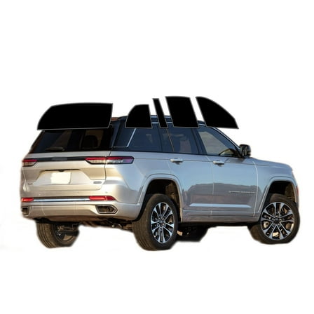 Haiy Co - PreCut 2Ply 05% Window Tint Film Kit For 2022-2025 Jeep Grand Cherokee 4Door -Side+Rear Window