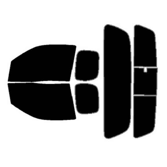 Haiy Co - PreCut 2Ply 05% Window Tint Film Kit For 2022-2025 Nissan Frontier Extended -Side+Rear Window