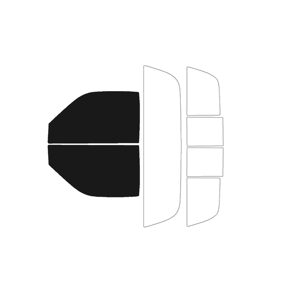 Haiy Co - PreCut 2Ply 10% Window Tint Film Kit For 1994-2001 RAM 1500 Regular -Front Windows