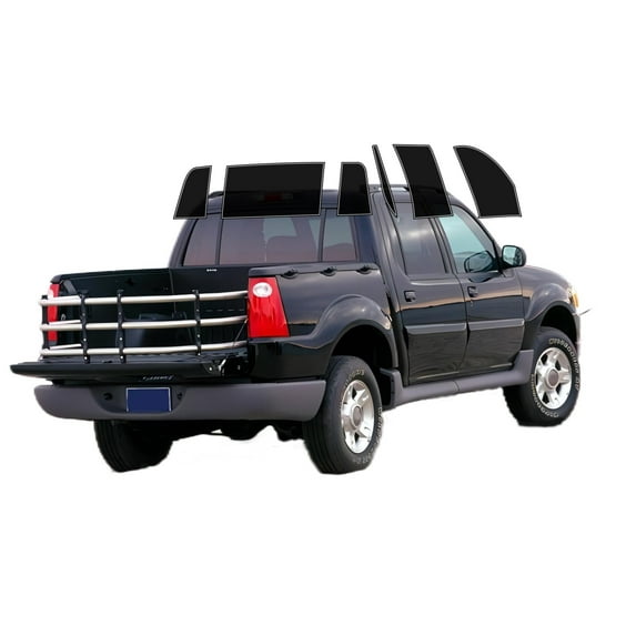 Haiy Co - PreCut 2Ply 10% Window Tint Film Kit For 2001-2006 Ford Explorer Sport Trac -Side+Rear Window