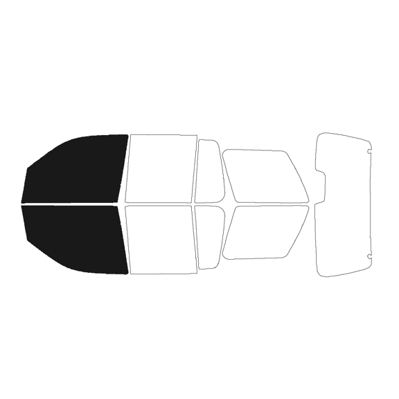 Haiy Co - PreCut 2Ply 10% Window Tint Film Kit For 2002-2010 Ford Explorer 4door -Front Windows