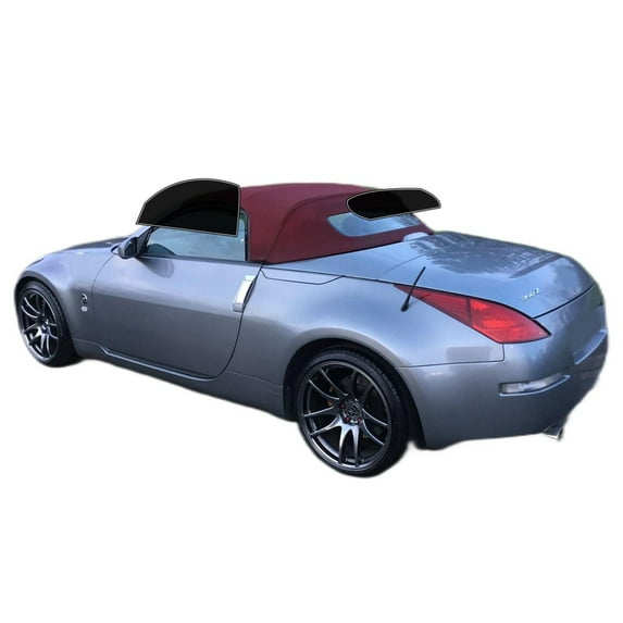 Haiy Co - PreCut 2Ply 10% Window Tint Film Kit For 2003-2009 Nissan 350Z Convertible -Side+Rear Window