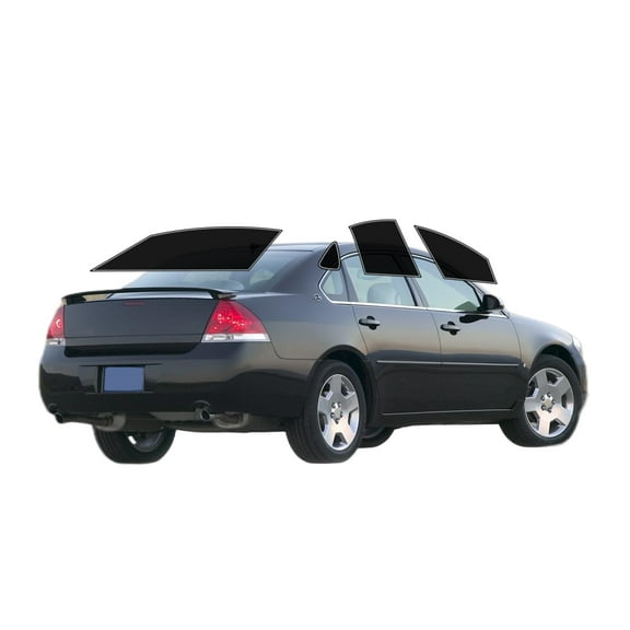 Haiy Co - PreCut 2Ply 10% Window Tint Film Kit For 2006-2013 Chevrolet Impala -Side+Rear Window
