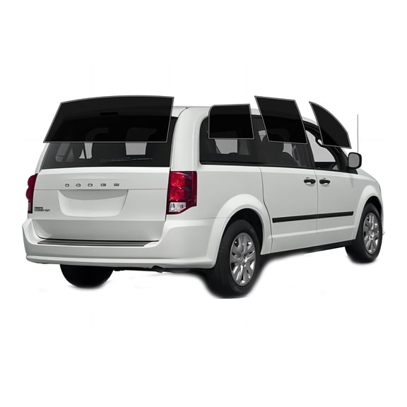 Haiy Co - PreCut 2Ply 10% Window Tint Film Kit For 2008-2020 Dodge Grand Caravan -Side+Rear Window