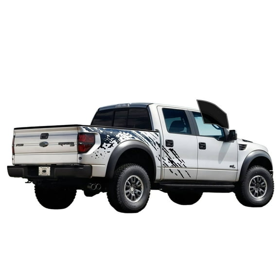 Haiy Co - PreCut 2Ply 10% Window Tint Film Kit For 2009-2014 Ford F150 Crew Cab -Front Windows