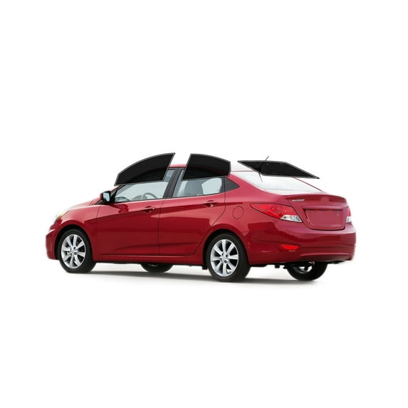 Haiy Co - PreCut 2Ply 10% Window Tint Film Kit For 2012-2017 Hyundai Accent Sedan -Side+Rear Window