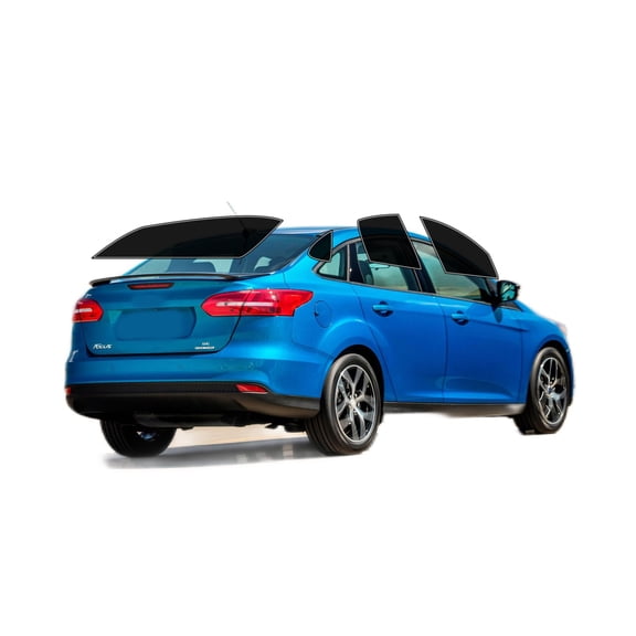 Haiy Co - PreCut 2Ply 10% Window Tint Film Kit For 2012-2018 Ford Focus Sedan -Side+Rear Window