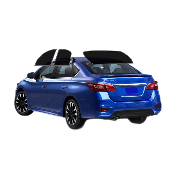 Haiy Co - PreCut 2Ply 10% Window Tint Film Kit For 2013-2019 Nissan Sentra Sedan -Side+Rear Window