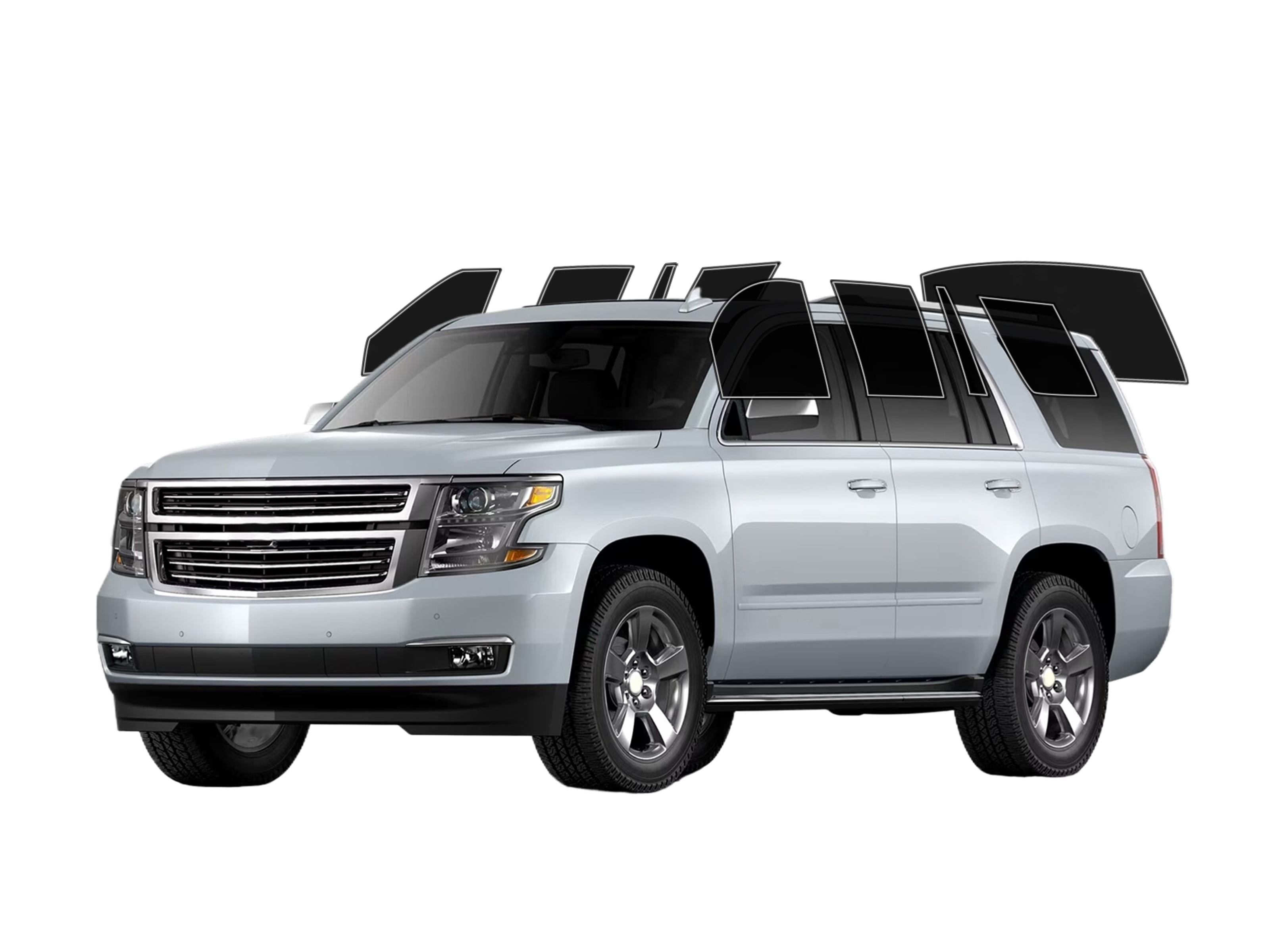 Window Tint Pre-Cut Rear Quarter, Passenger Side vwt10742 | Chevrolet Tahoe SUV 2015-2020