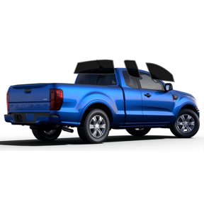 Haiy Co - PreCut 2Ply 10% Window Tint Film Kit For 2019-2023 Ford Ranger Extended Cab -Side+Rear Window