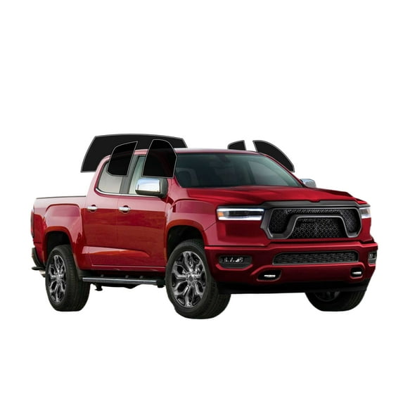 Haiy Co - PreCut 2Ply 10% Window Tint Film Kit For 2019-2024 RAM 1500 Classic Extended -Side+Rear Window