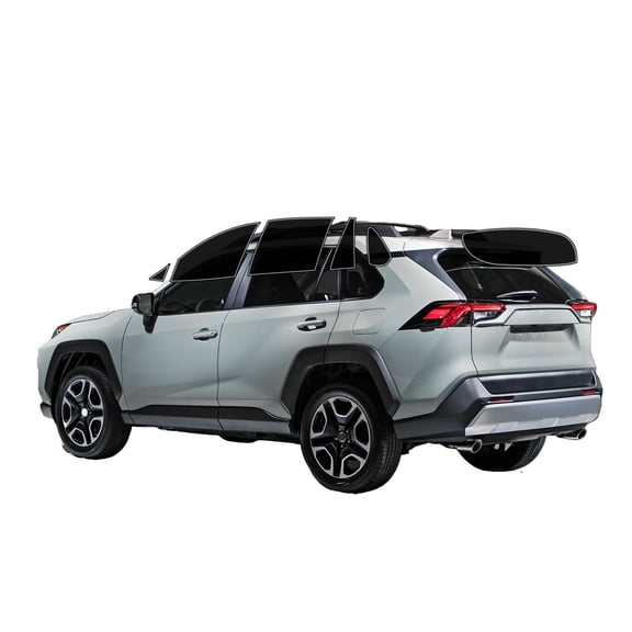 Haiy Co - PreCut 2Ply 10% Window Tint Film Kit For 2019-2025 Toyota Rav4 4Door -Side+Rear Window