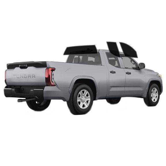 Haiy Co - PreCut 2Ply 10% Window Tint Film Kit For 2022-2025 Toyota Tundra Double -Side+Rear Window