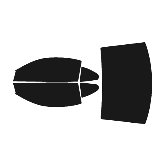 Haiy Co - PreCut 2Ply 10% Window Tint Film Kit For 2024-2025 Ford Mustang Coupe -Side+Rear Window