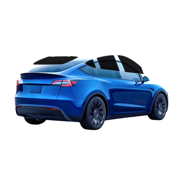 Haiy Co - PreCut 2Ply 10% Window Tint Film Kit For 2025 Tesla Model Y -Side+Rear Window