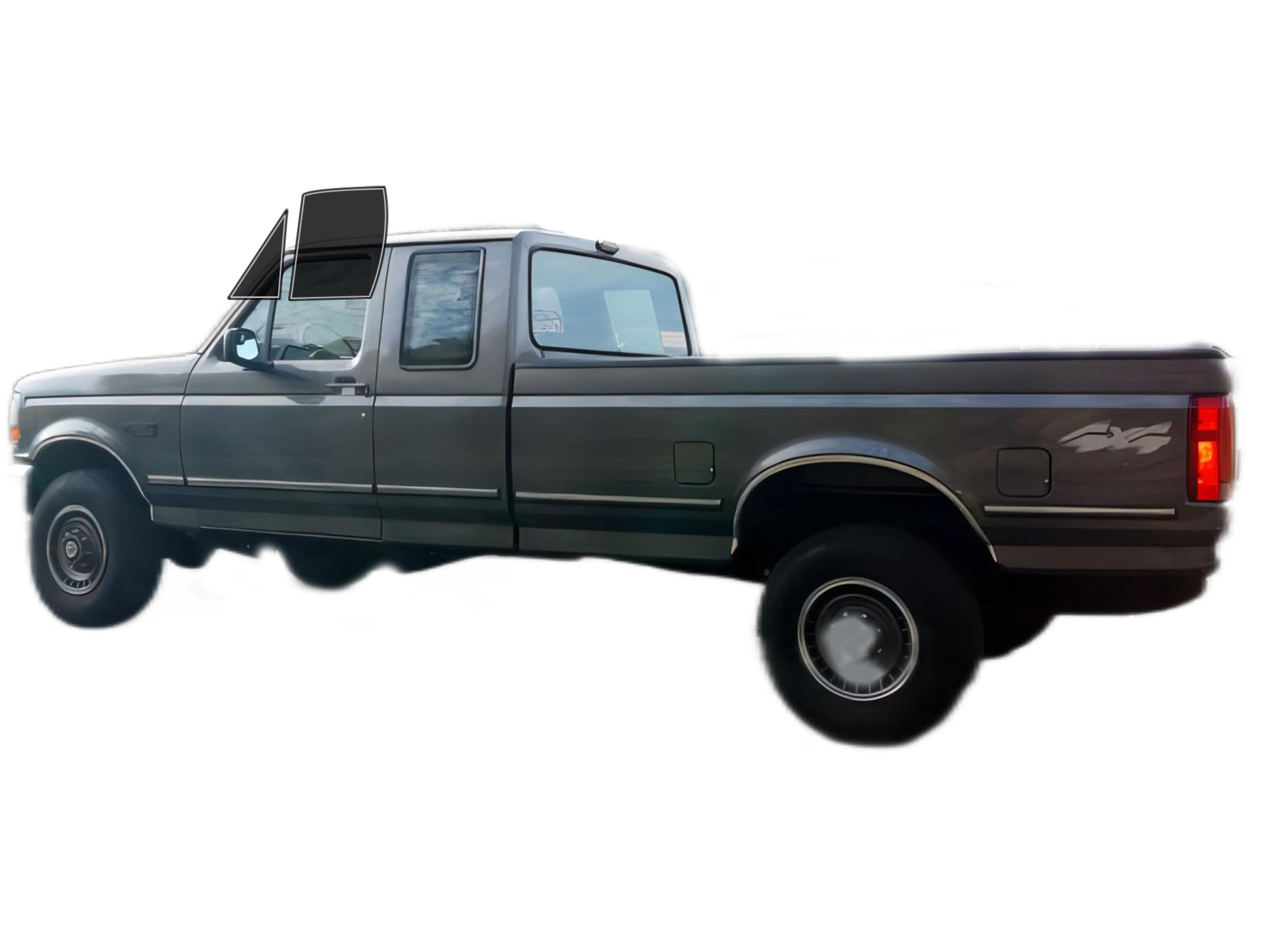 Haiy Co - PreCut 2Ply 20% Window Tint Film Kit For 1992-1996 Ford F250 ...