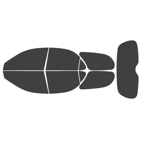 Haiy Co - PreCut 2Ply 20% Window Tint Film Kit For 1996-2000 Hyundai Elantra Wagon -Side+Rear Window