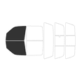 thumbnail image 1 of Haiy Co - PreCut 2Ply 20% Window Tint Film Kit For 1997-2003 Ford F150 Crew Cab -Front Windows, 1 of 6