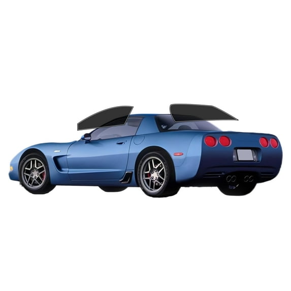 Haiy Co - PreCut 2Ply 20% Window Tint Film Kit For 1997-2004 Chevrolet Corvette Coupe -Side+Rear Window