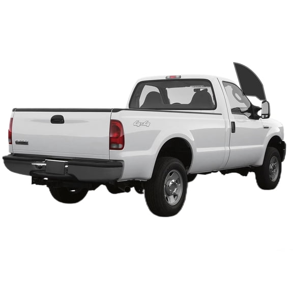Haiy Co - PreCut 2Ply 20% Window Tint Film Kit For 1999-2007 Ford F250 Regular Cab -Front Windows
