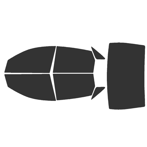 Haiy Co - PreCut 2Ply 20% Window Tint Film Kit For 2000-2007 Ford Focus Sedan -Side+Rear Window