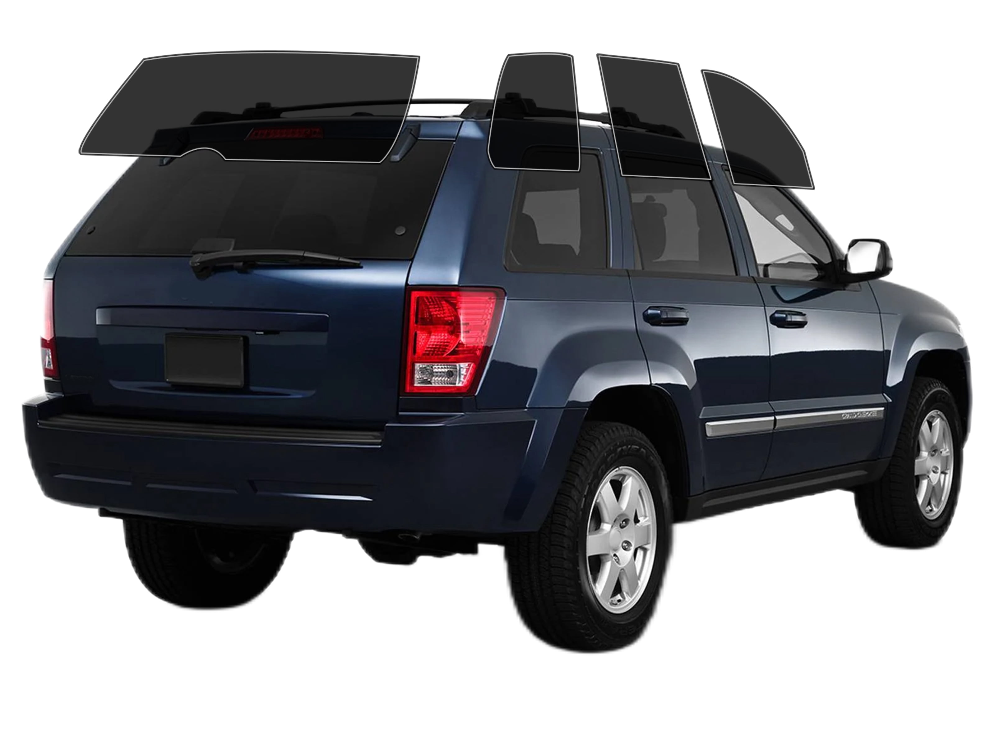 2021-2025 Jeep Grand Cherokee L Precut Paint Protection PPF Kit Bumper Step