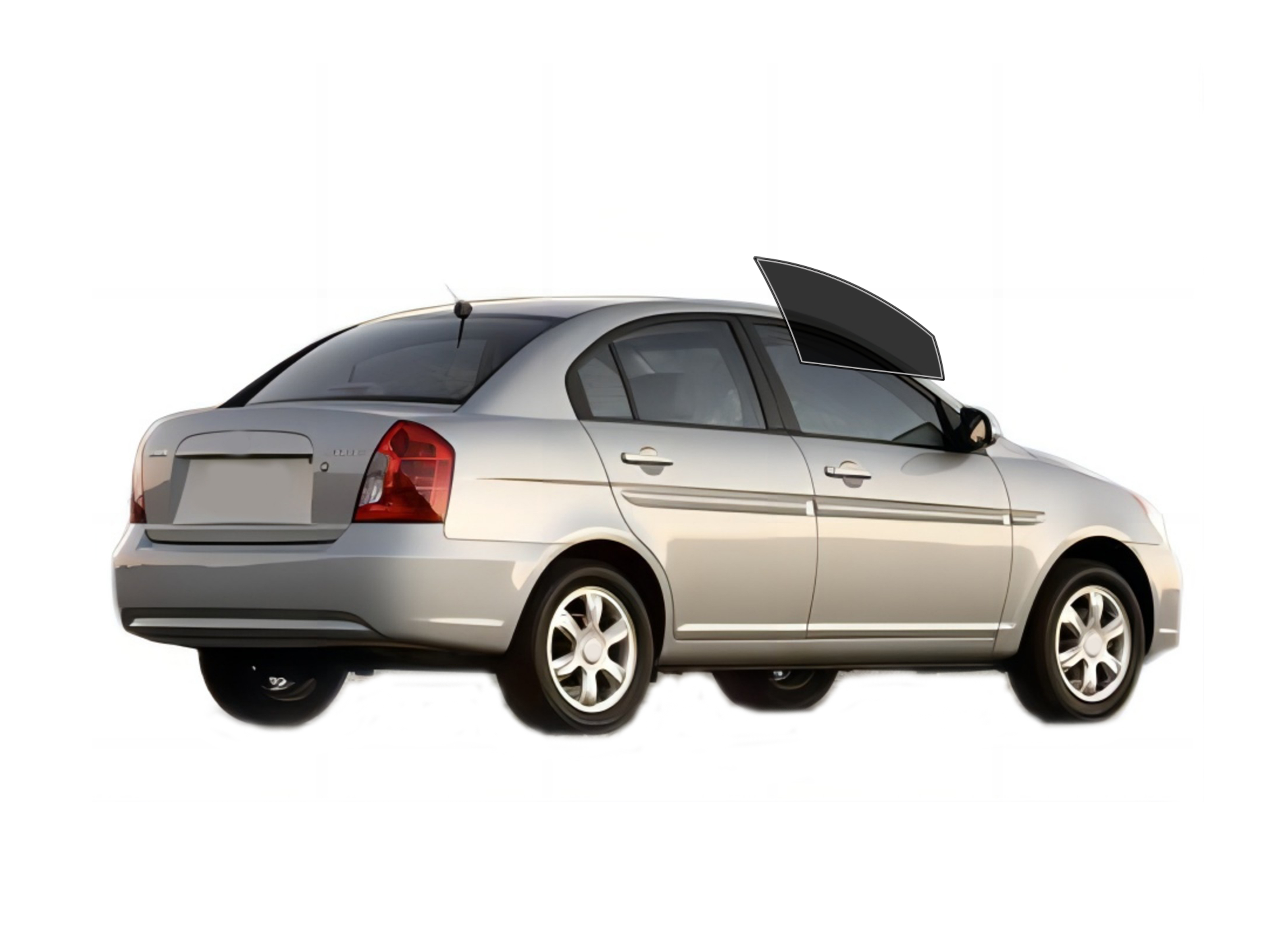AUTOTEK PreCut Window Film For Toyota Echo 4-Door Sedan 2000-2005 – Choose Tint %