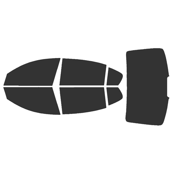 Haiy Co - PreCut 2Ply 20% Window Tint Film Kit For 2009-2014 Hyundai Genesis Sedan -Side+Rear Window