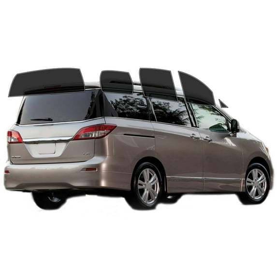 Haiy Co - PreCut 2Ply 20% Window Tint Film Kit For 2011-2017 Nissan Quest -Side+Rear Window