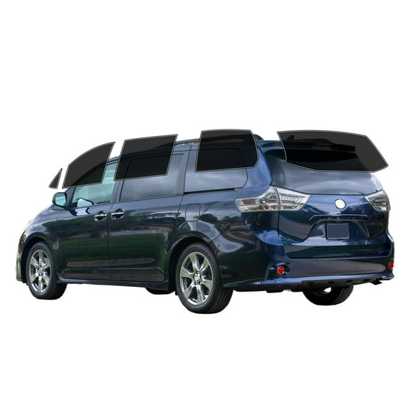 Haiy Co - PreCut 2Ply 20% Window Tint Film Kit For 2011-2020 Toyota Sienna -Side+Rear Window