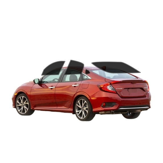 Haiy Co - PreCut 2Ply 20% Window Tint Film Kit For 2016-2021 Honda Civic Sedan -Side+Rear Window