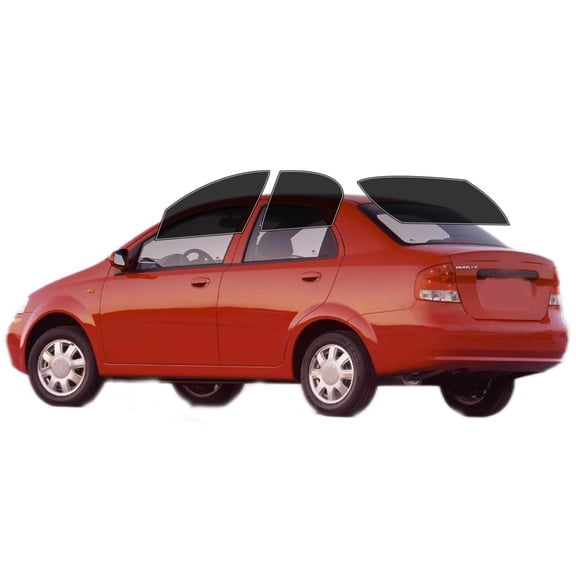 Haiy Co - PreCut 2Ply 20% Window Tint Film Kit For Chevrolet Aveo Sedan 2004-2006 -Side+Rear Window