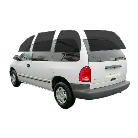 Haiy Co - PreCut 2Ply 25% Window Tint Film Kit For 1996-2000 Dodge Grand Caravan -Side+Rear Window