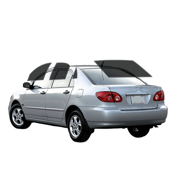 Haiy Co - PreCut 2Ply 25% Window Tint Film Kit For 1998-2002 Toyota Corolla Sedan -Side+Rear Window
